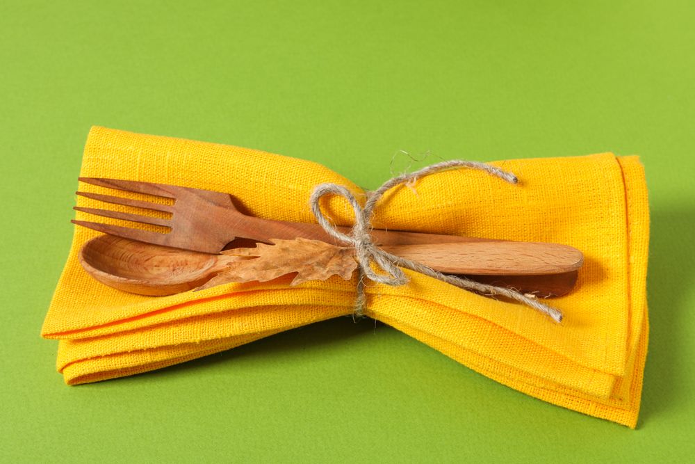 Fall season, autumn time, table setting for fall season
