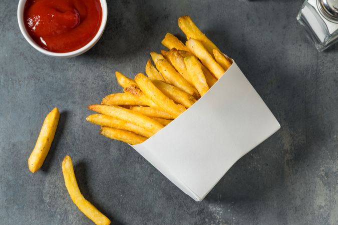 Homemade Fast Food Golden French Fries