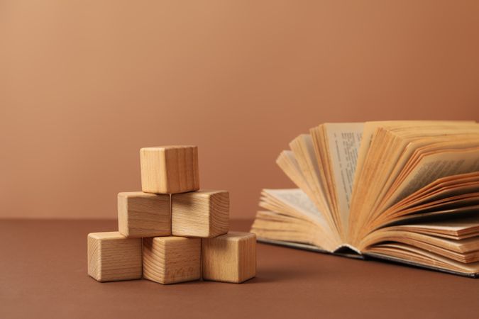 Book for baby, concept of literature for children and baby