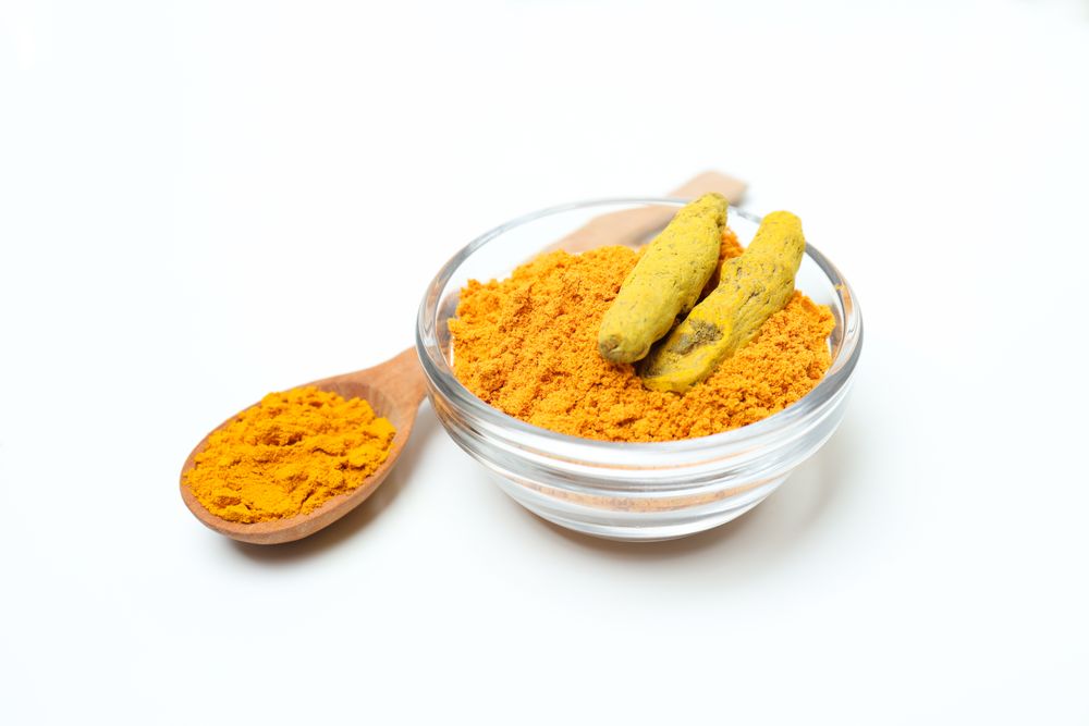 Fragrant seasoning - turmeric, one of the main ingredients in Indian curry