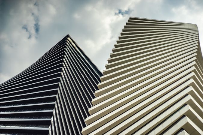 Modern architecture in Tbilisi city