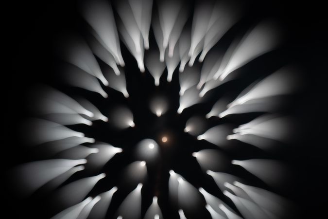 Bright fireworks on night sky