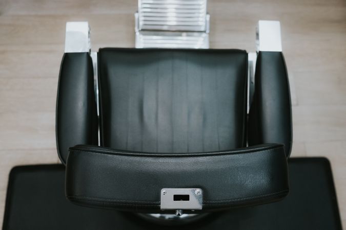Comfortable chair in salon
