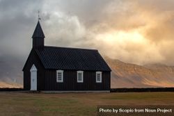 Budir church in Staðarsveit,  Iceland 4jx7x0