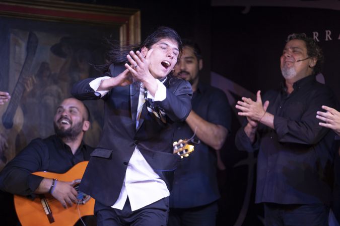 Flamenco performance on stage