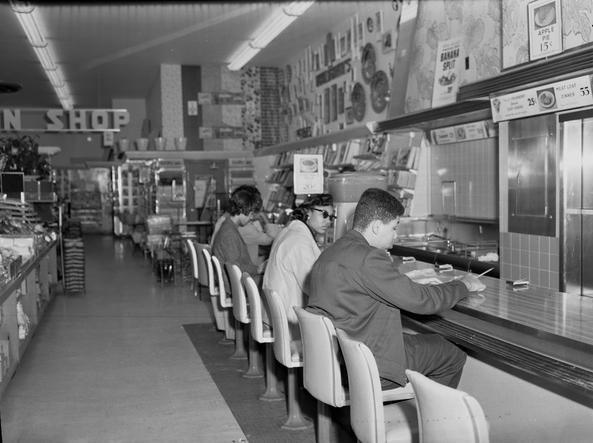 Sit-in at Woolworth's lunch counter, Tallahassee, Fl