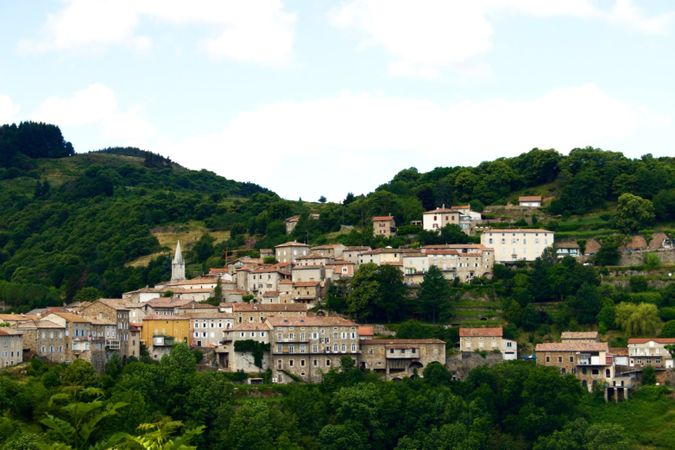 Charming Heights: Overlooking a Picturesque Hillside French Village