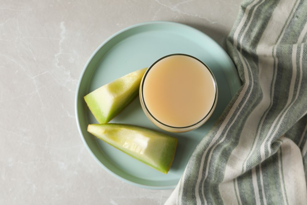 Juicy and tasty summer time fruit concept - melon