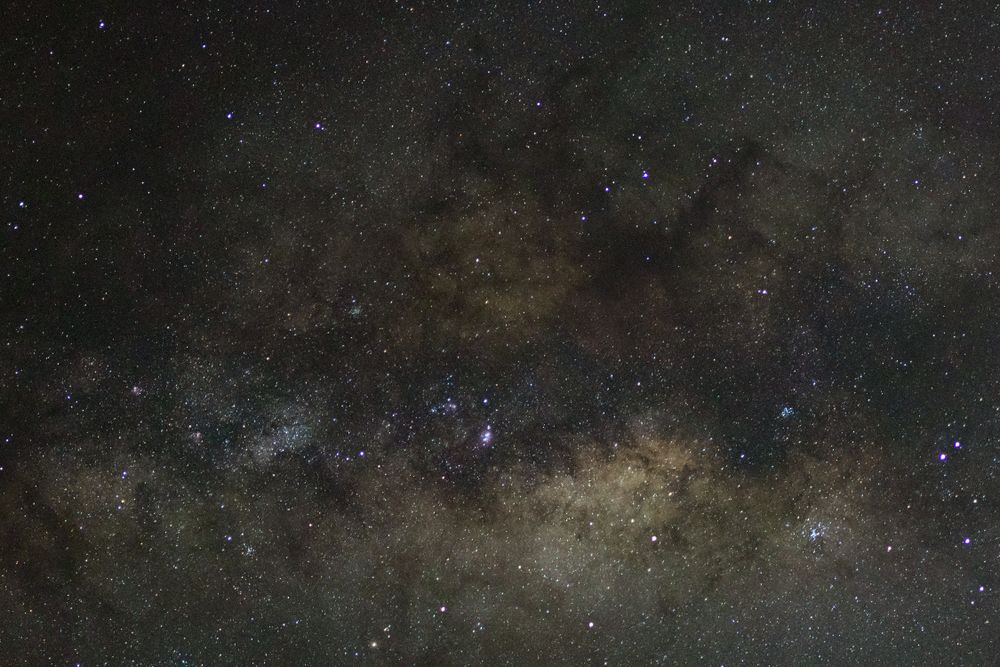 Milky way galaxy with stars and space dust in the universe