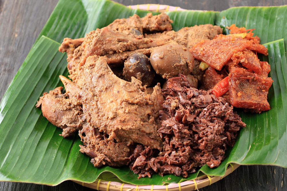 Close Up Gudeg Jogja Komplit.