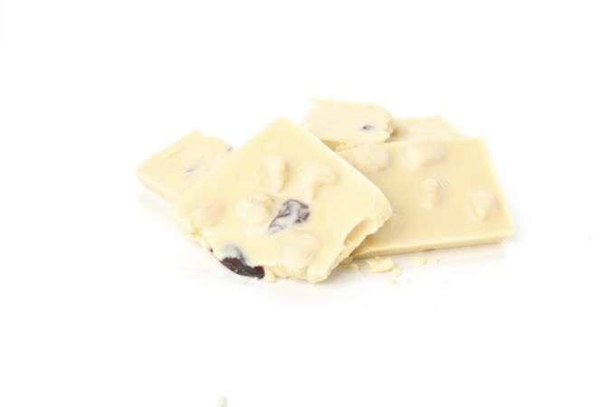 Tasty chocolate isolated on blank background