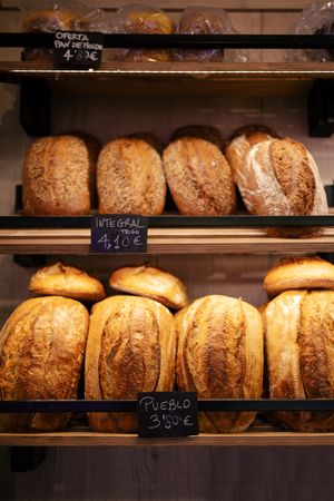 Rack with large number of breads