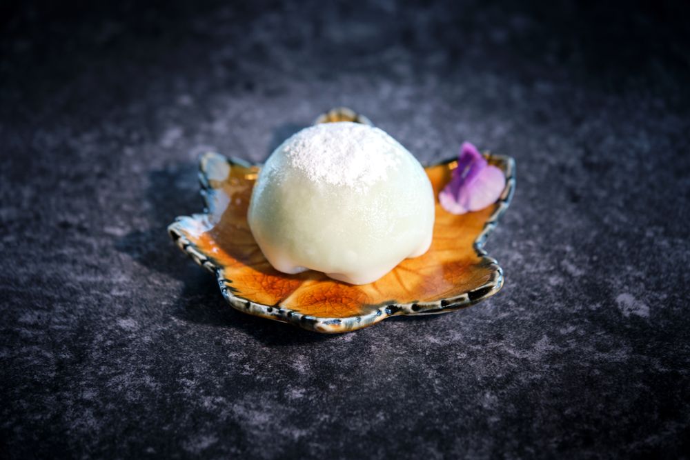 Delicious mochi rice cake