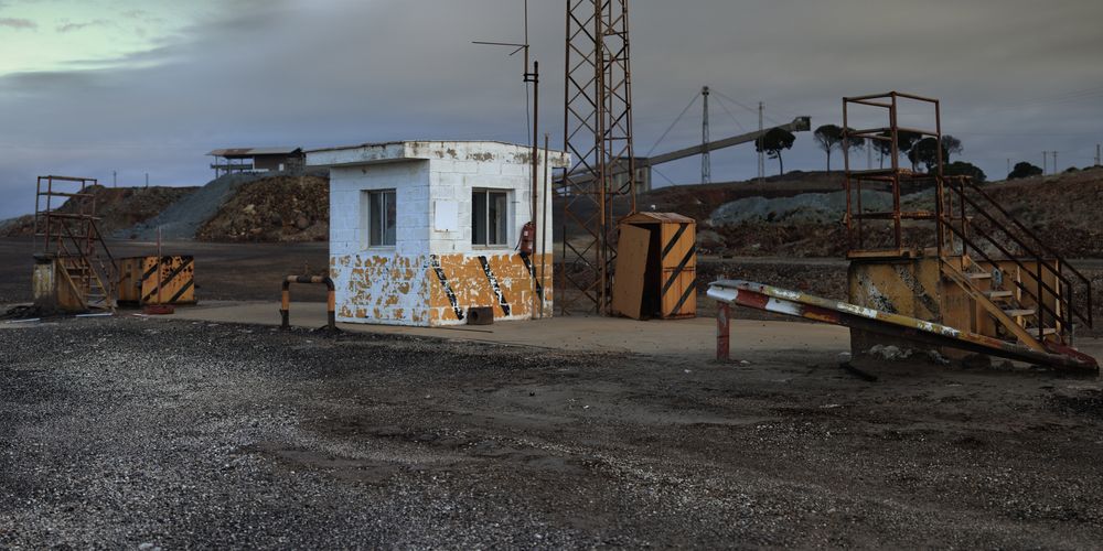 Old mining structures in Riotinto