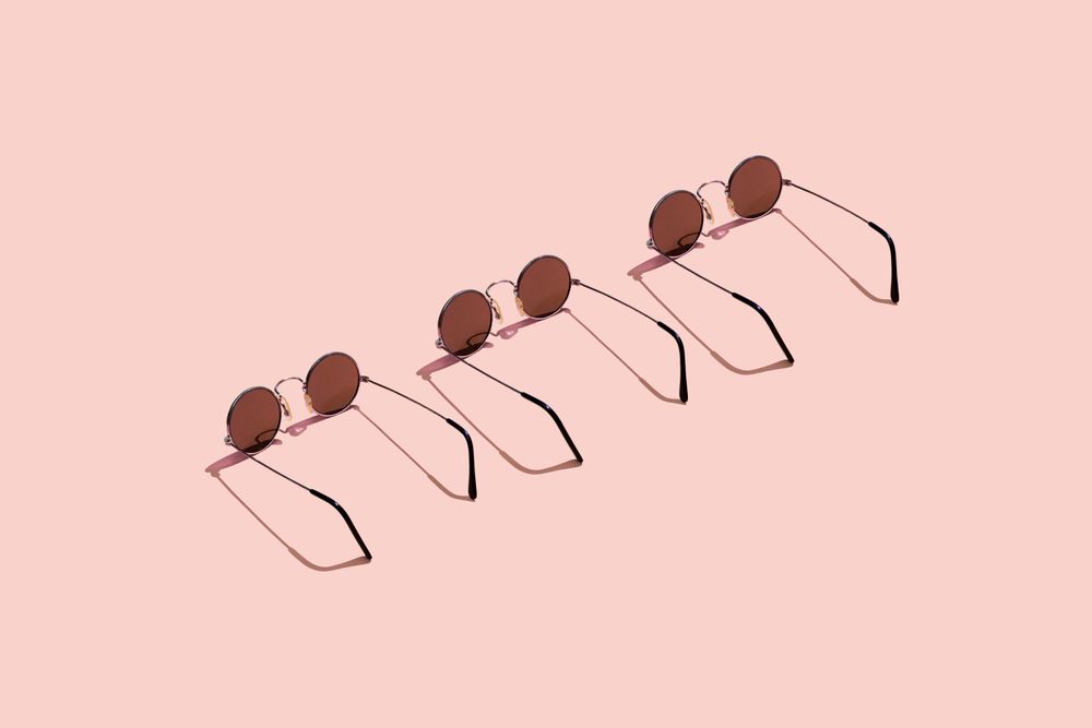 Three pairs of sunglasses