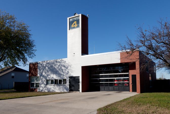 Fire station, Columbus, Indiana,