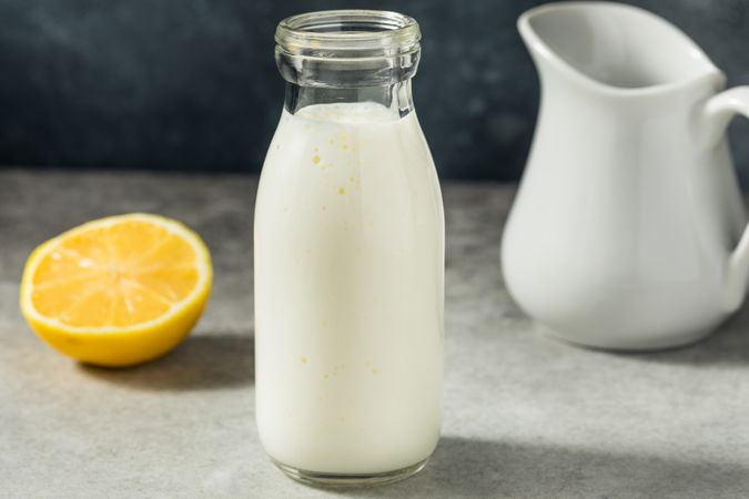 Cold Refreshing White Buttermilk