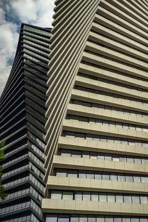 Modern architecture of Tbilisi city
