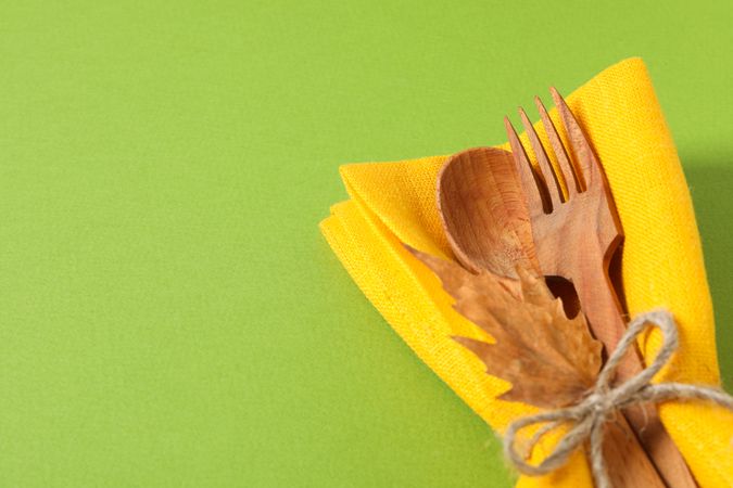 Fall season, autumn time, table setting for fall season
