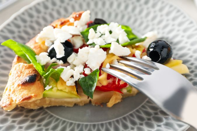 Concept of tasty food, delicious Vegetable galette