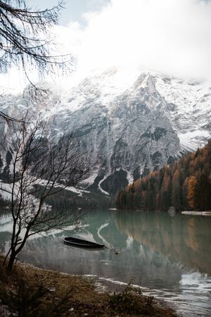 Beautiful lake and mountains