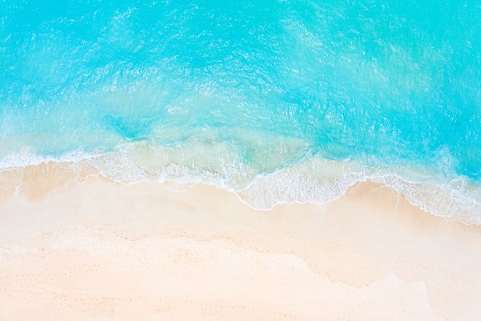 Aerial shot of Maldives beach