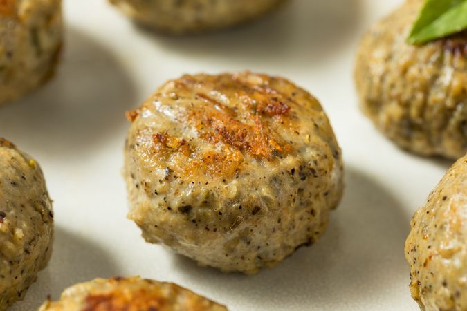 Healthy Homemade Italian Chicken Meatballs