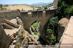 New bridge in Ronda, one of the famous villages beX1qq