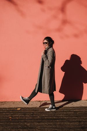 stylish lady in sunglasses