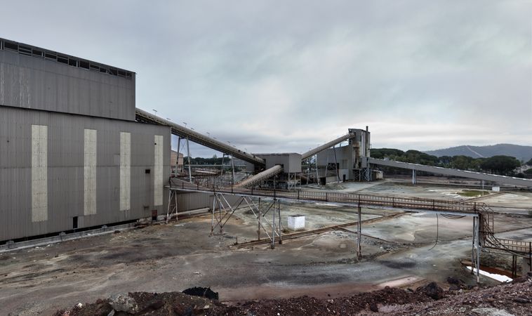 Old mining structures in Riotinto