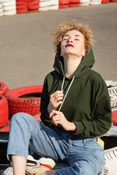 Street fashion with woman