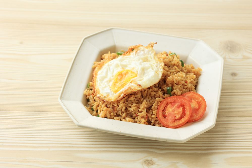 Fried Rice with Garlic, Shallots, and Soy Sauce.