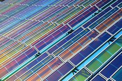 Colorful solar paneled grids 4BYVe5