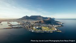 Aerial coastal view of Cape Town 5wywvb