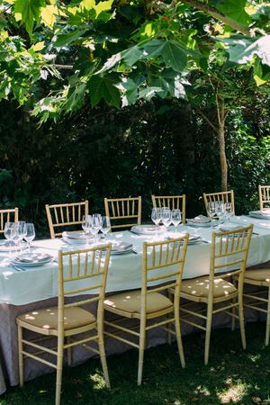Rustic celebration table