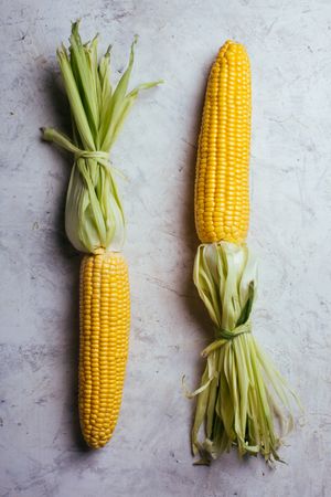 Phases of fresh corn peeling