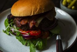 Burger close up