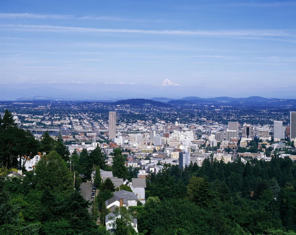 Beneath Mount Hood, Portland, Oregon
