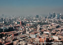 View of rooftops and buildings in Mexico City 4NgDrb