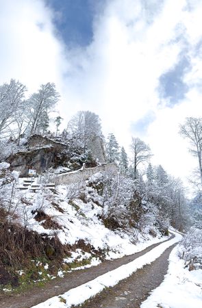 Vanal Ruins of snowy Rougemont, VD