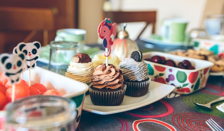 Tasty breakfast for party fun
