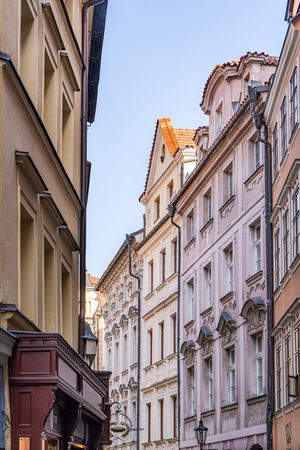 Decooration of the building in Old Prague