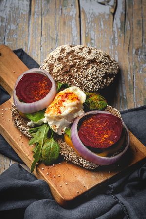 Homemade vegetable sandwich