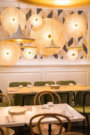 Stylish illumination lamps fixed to wall
