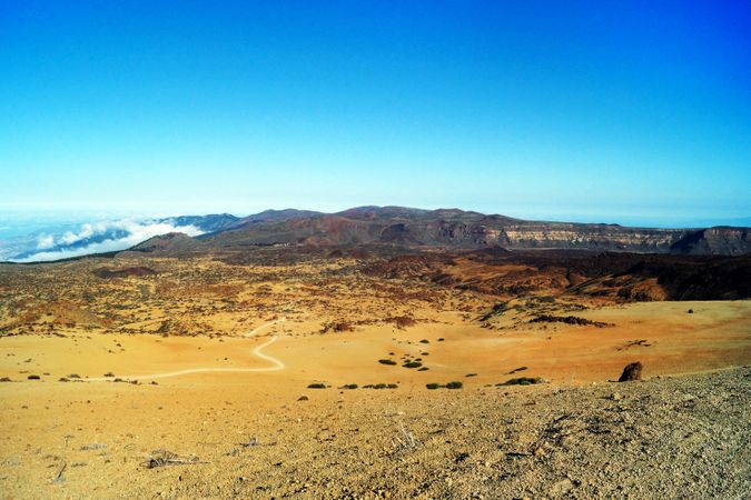 Volcano of Teide from above
