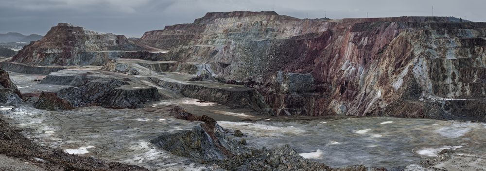 Mining terraces in Riotinto, Huelva