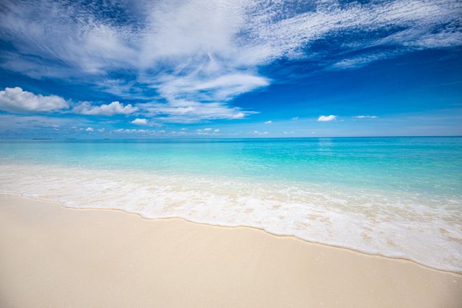 Tropical beach in the Maldives