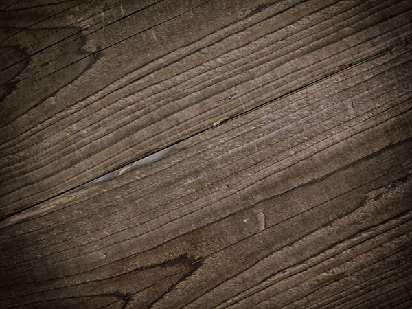 Dark Wood Texture In The Garden