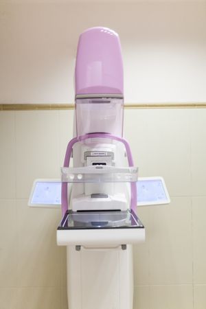 Modern digital mammography unit at clinic