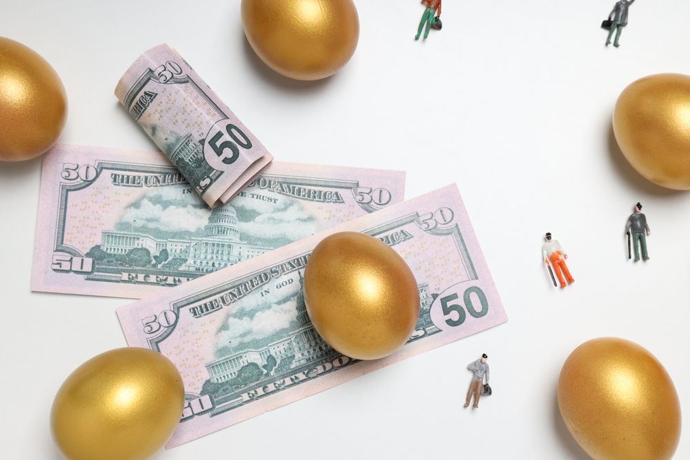Golden eggs, pension savings, investments and retirement